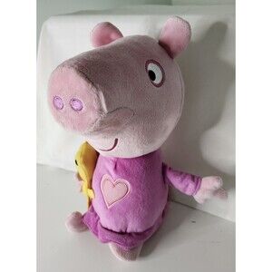Peppa Pig Sleep n' Oink Peppa Bedtime Plush Stuffed Talking Toy 13" - Works